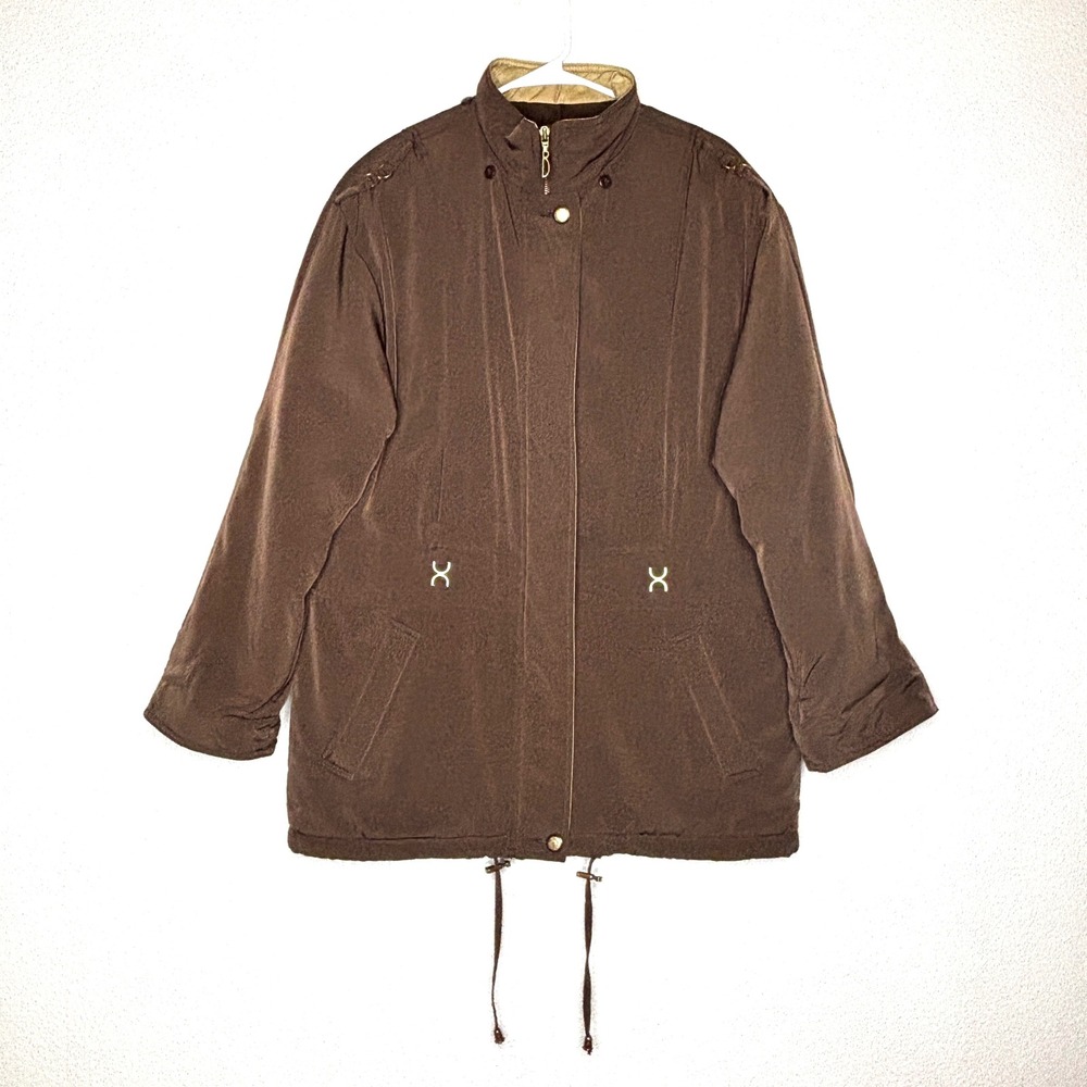 BRAETON Authentic Outerwear Men's Brown Parka Jacket Size M Work Chore Coat